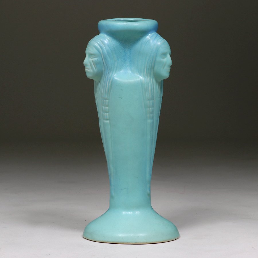Contemporary Van Briggle Native American Vase (1 of 3)
