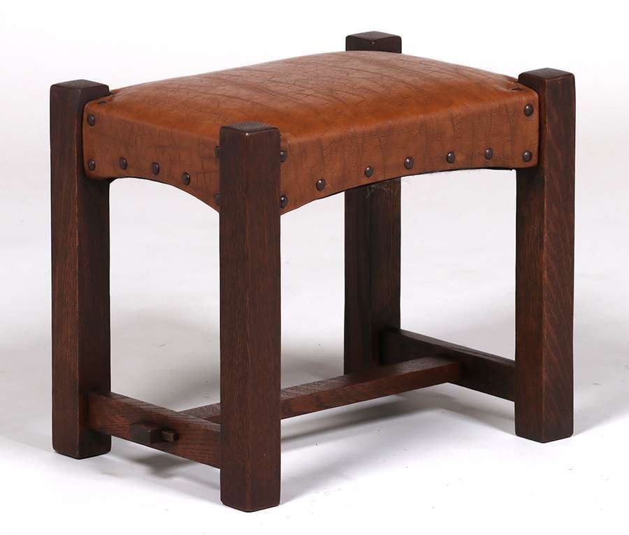 Stickley Brothers Footstool c1910 (1 of 2)