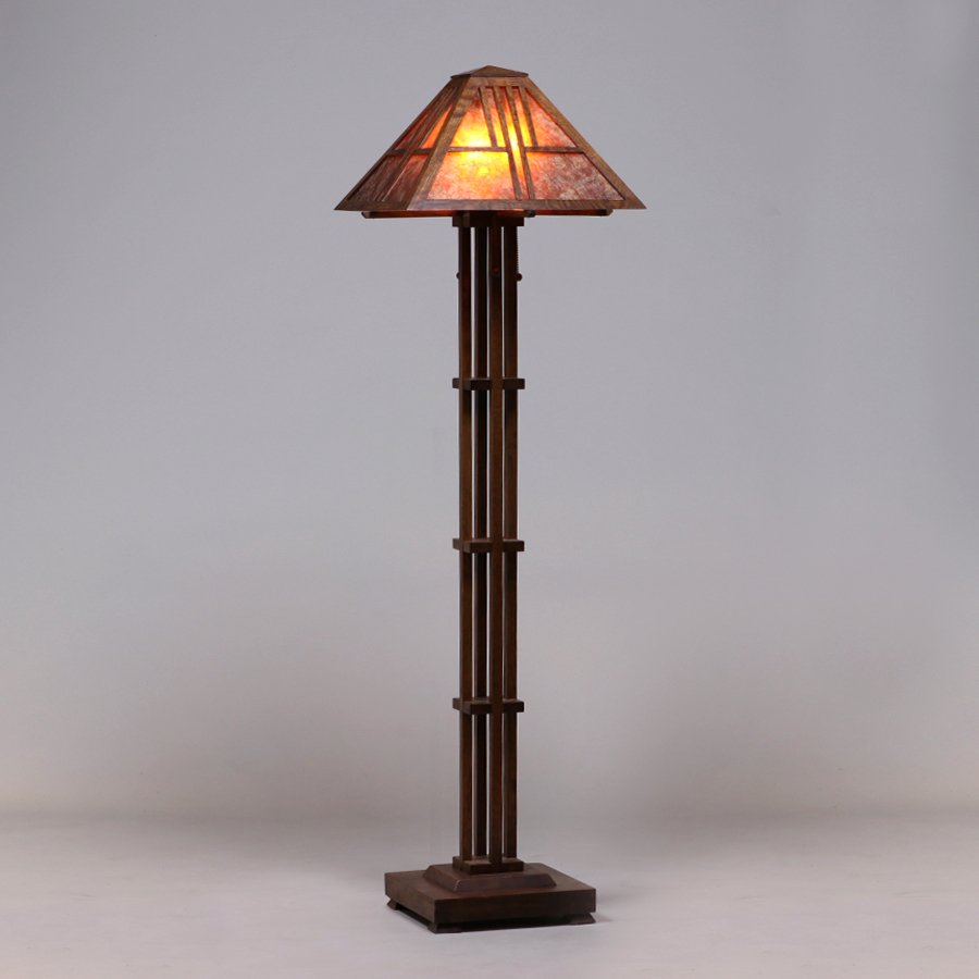 mica floor lamp
