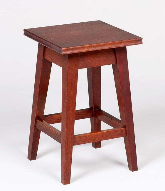 Roycroft #050 1/2 Square Taboret c1910 (1 of 2)