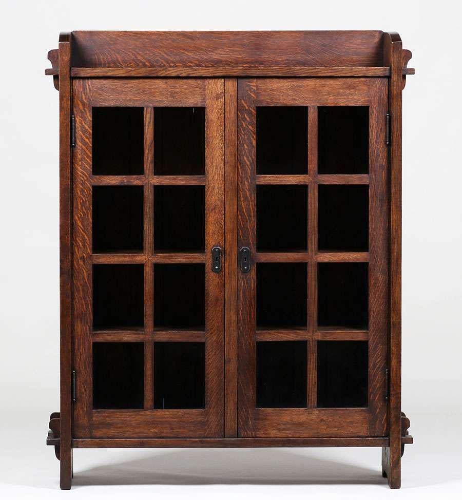 Early Gustav Stickley #525 Bookcase c1901-1902 (1 of 2)
