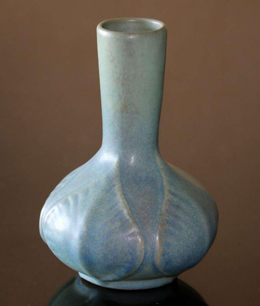 Van Briggle Matte Blue Vase 1918 (1 of 4)
