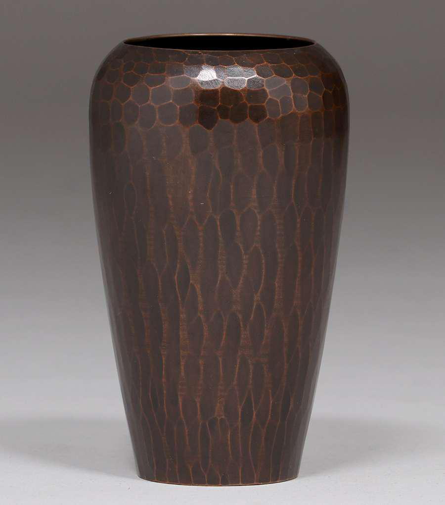 Roycroft Hammered Copper 4.75"h Vase c1920s (1 of 3)