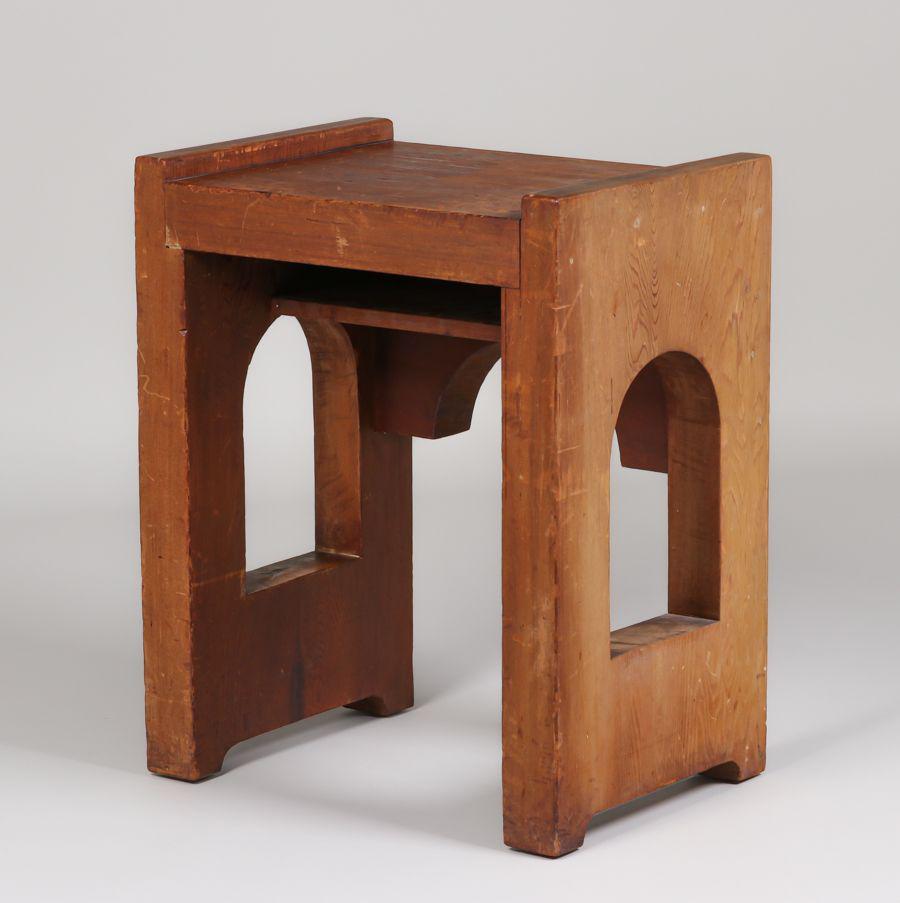 Theodore Church Redwood Small Cutout Table Berkeley (1 of 4)