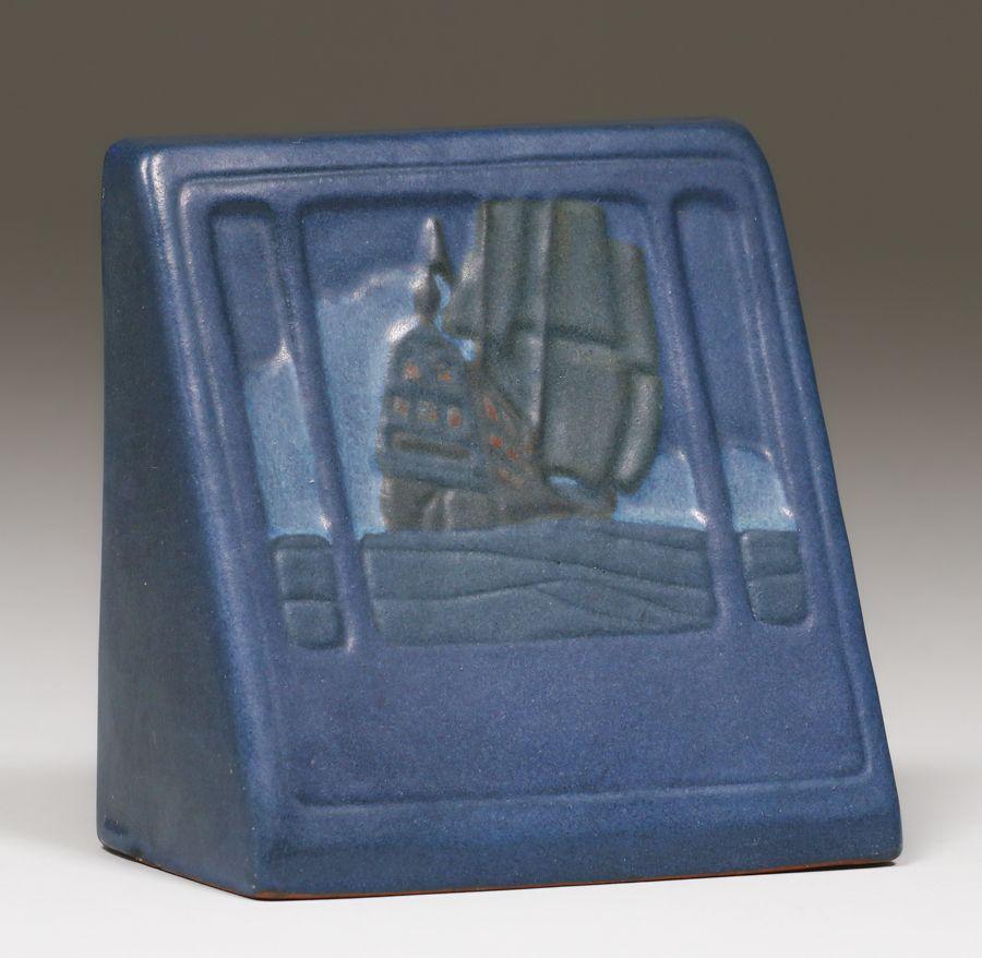 Marblehead Pottery Single Bookend c1910 (1 of 4)