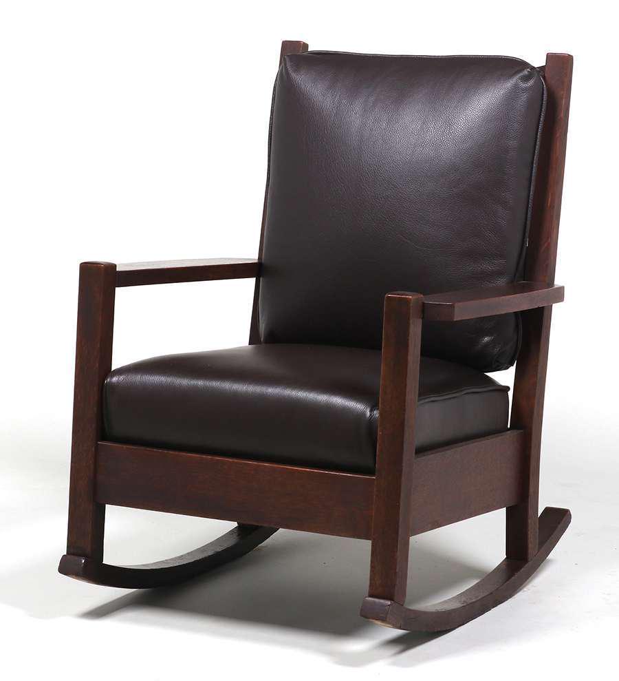 Early Gustav Stickley #2603 Rocker c1902 (1 of 4)