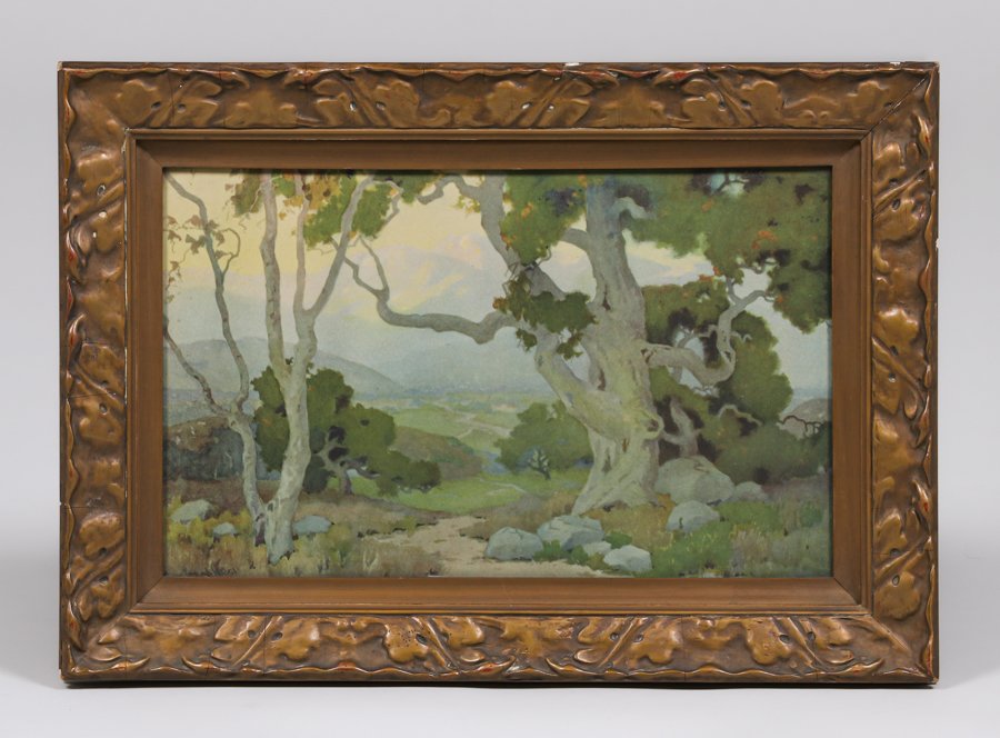 Marion Wachtel Print Entitled "The Oaks" c1917 (1 of 5)