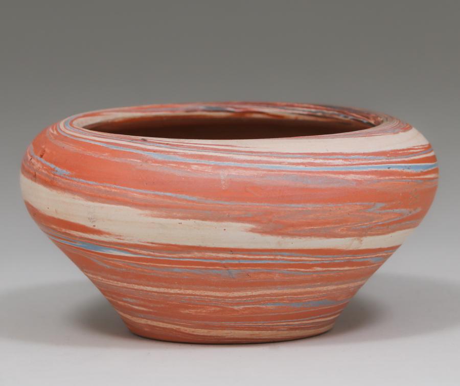 Evans Pottery - Dexter, MO Mission Swirl Vase c1930s (1 of 3)