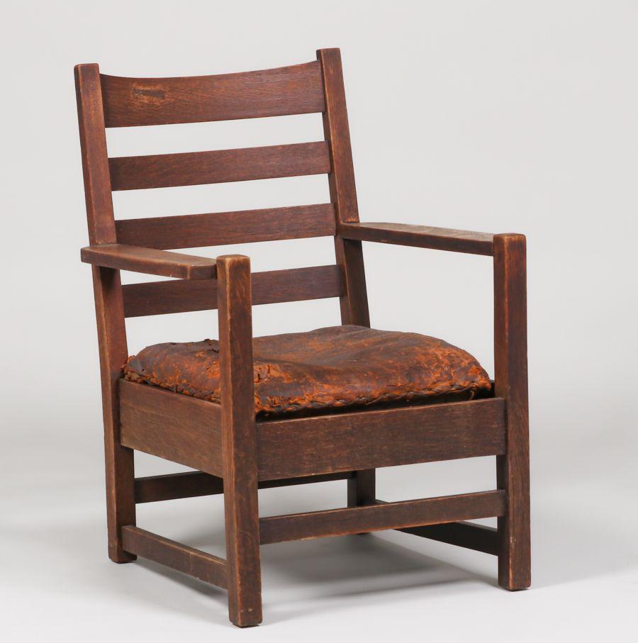 Early Gustav Stickley #2604 Armchair c1902 (1 of 4)