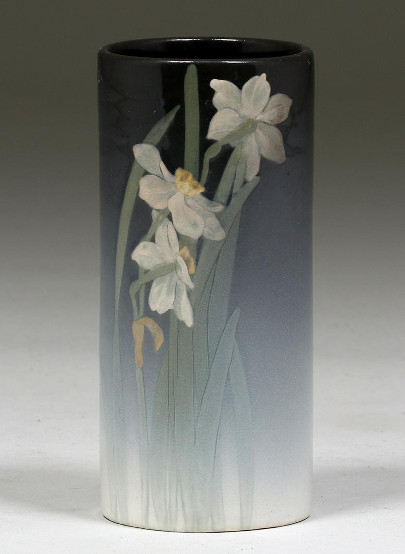 Rookwood Iris Glaze Cylinder Vase Edith L. Wildman 1911 (1 of 4)