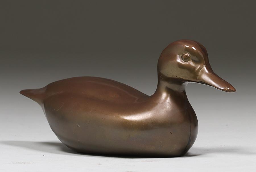 Vintage Bronze Duck (1 of 4)