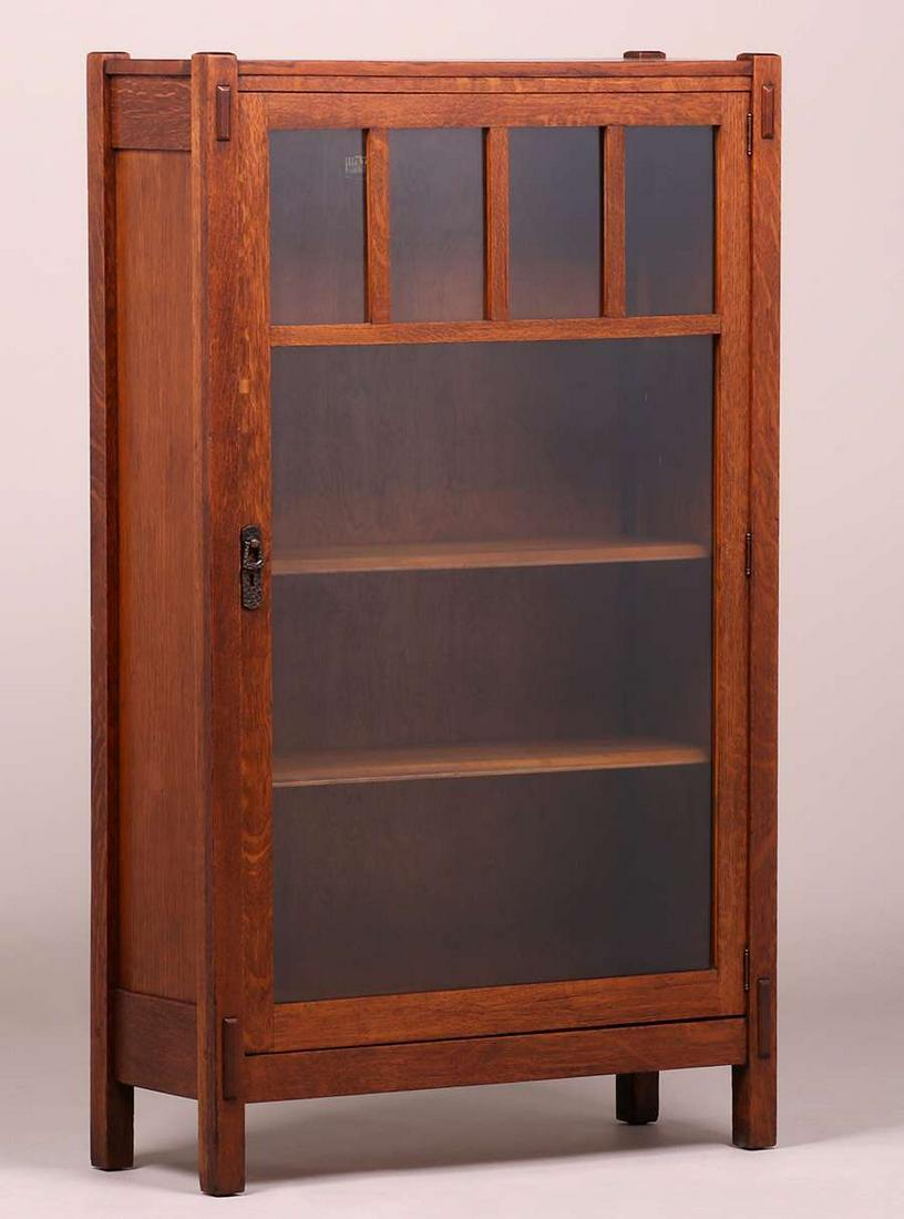 Lifetime Furniture Co One-Door Bookcase c1910 (1 of 4)