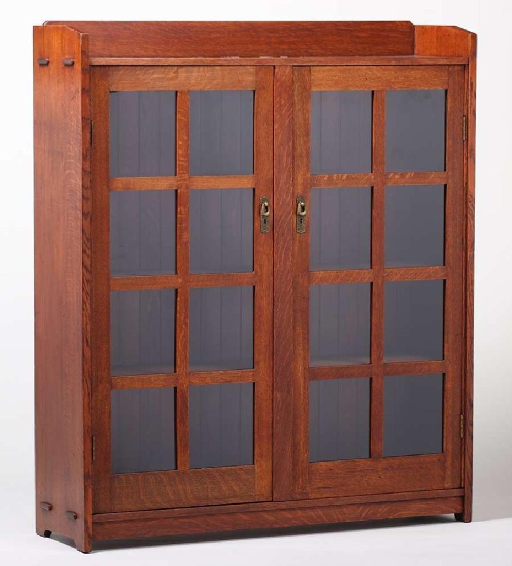 Lifetime Furniture Co Two-Door Bookcase c1910 (1 of 2)