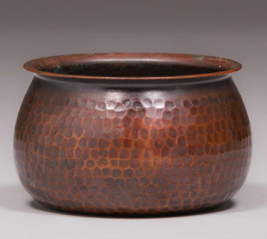 Roycroft Hammered Copper Bowl c1920s (1 of 3)