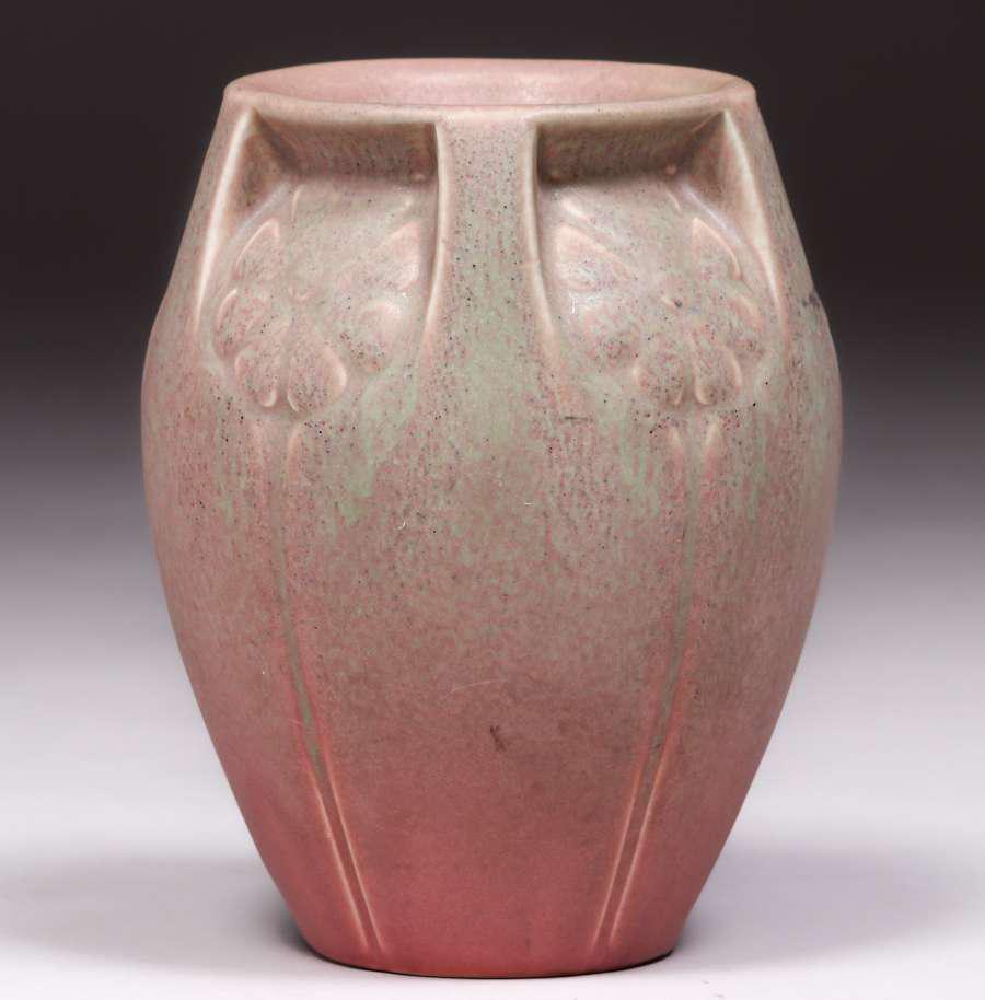 Rookwood Matte Pink #2380 Vase 1922 (1 of 3)