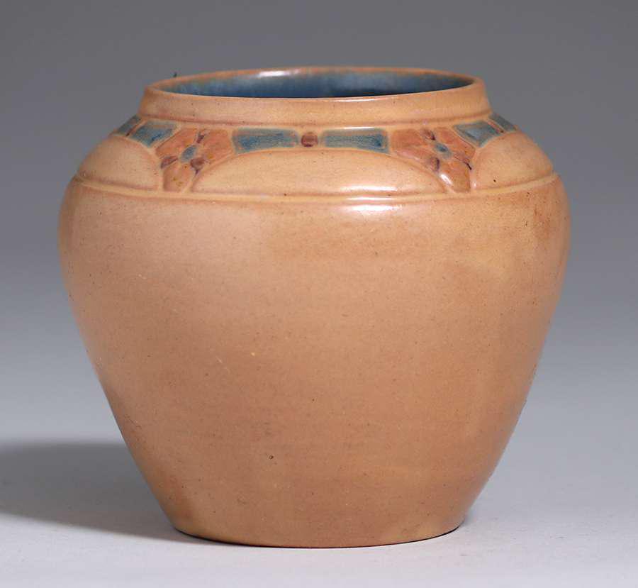 Arts & Crafts Studio Decorated Vase c1910 (1 of 3)