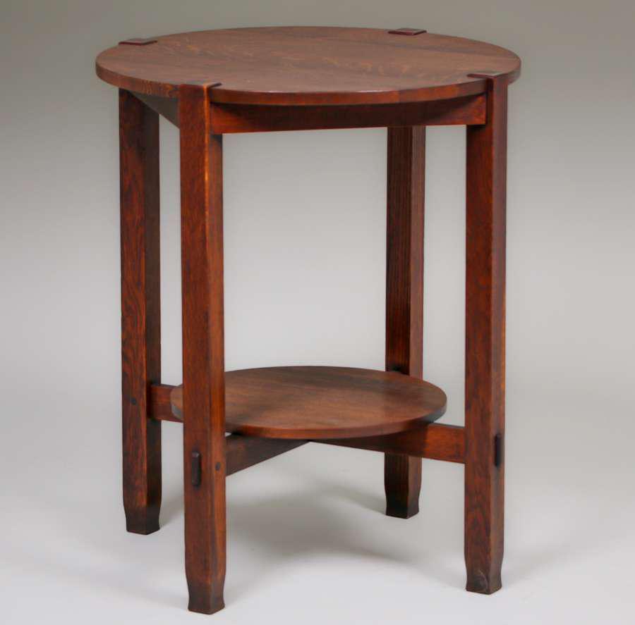 Stickley Brothers 24"d Lamp Table c1910 (1 of 3)