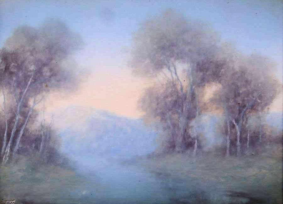 Rookwood Scenic Plaque E.T. Hurley 1922 (1 of 4)