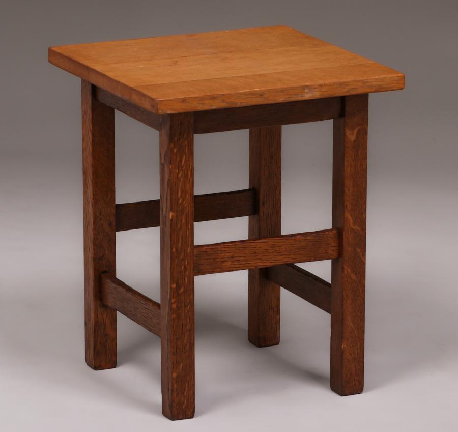 Michigan Chair Co Square Taboret c1910 (1 of 5)