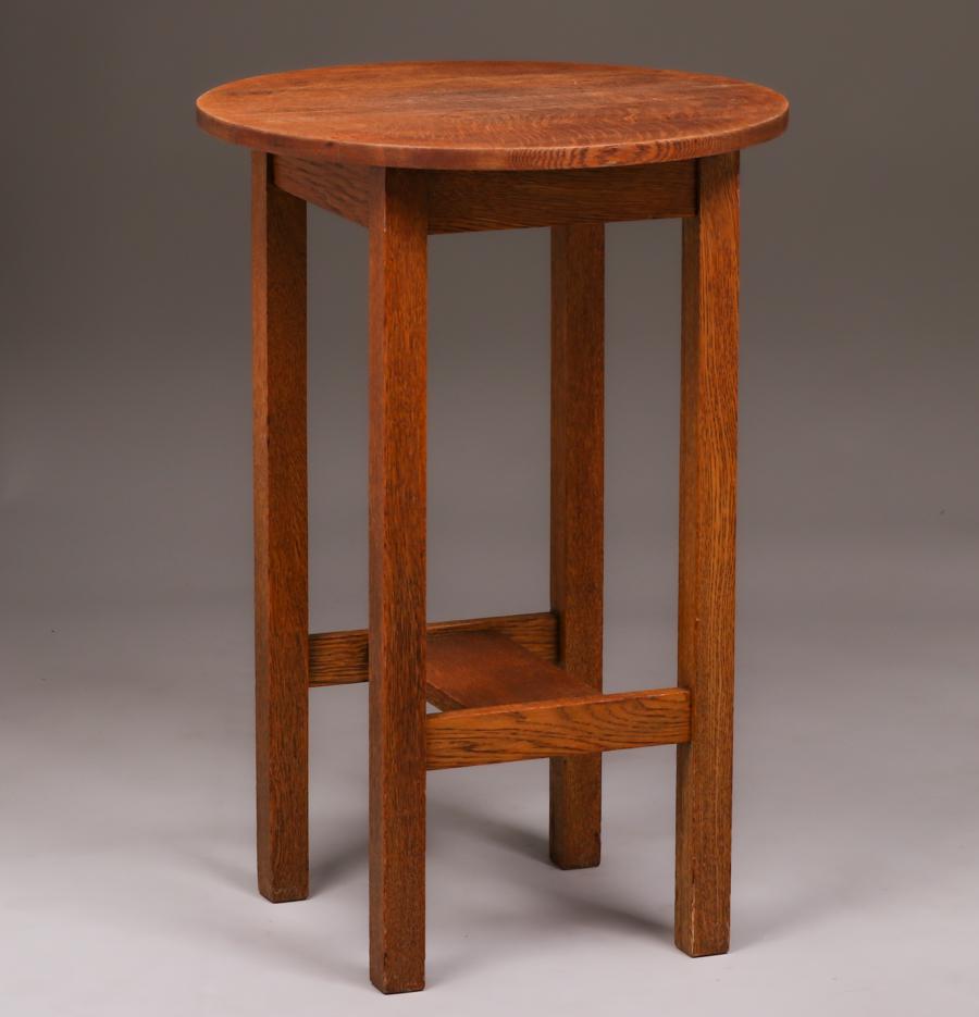 Arts & Crafts Round Side Table c1910 (1 of 5)