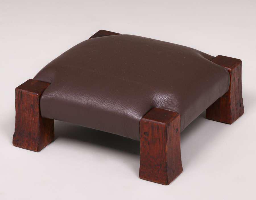 Gustav Stickley Monk Footstool c1912-1915 (1 of 2)