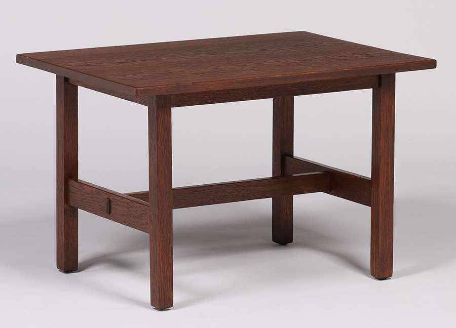 For Auction Gustav Stickley Rectangular Child's Table c1910 (0493) on