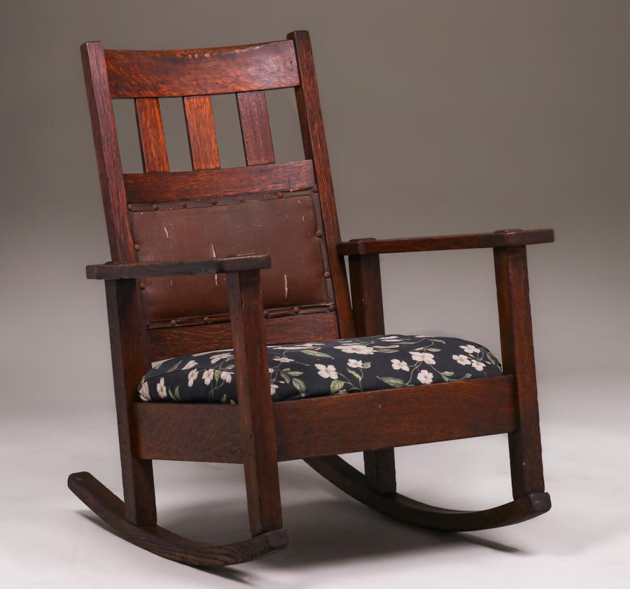 Stickley Brothers Rocker c1910 (1 of 3)