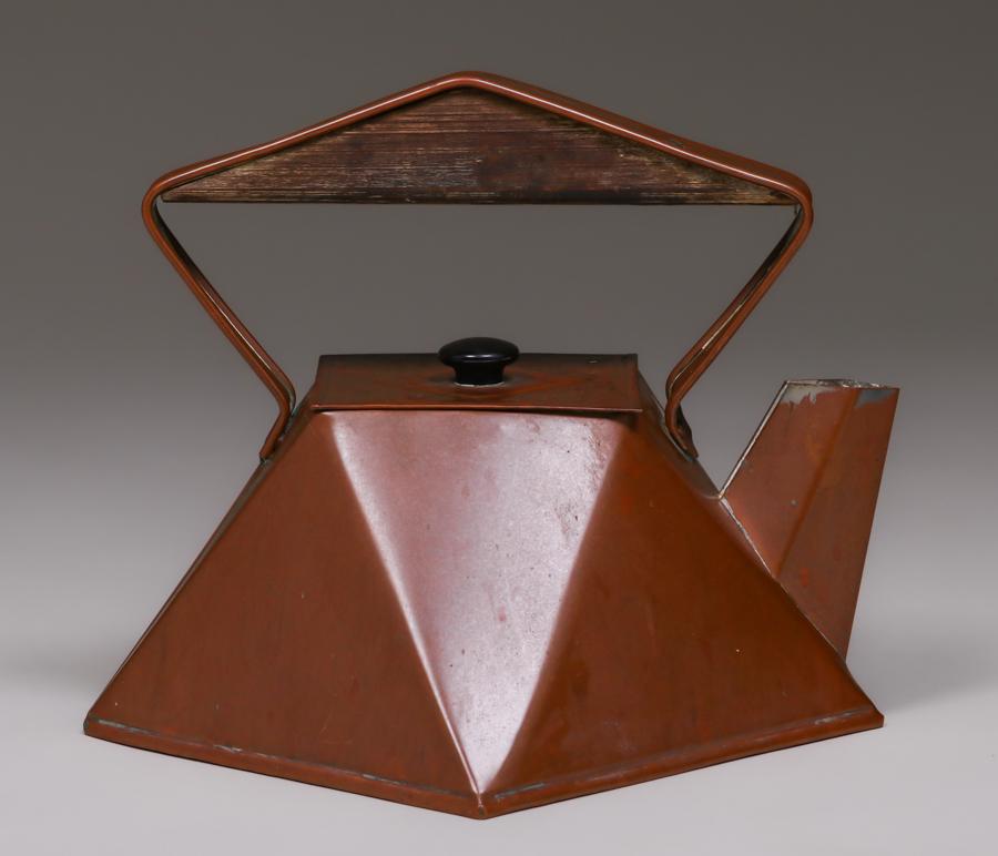 Early Modernist Copper Teapot c1930 (1 of 4)
