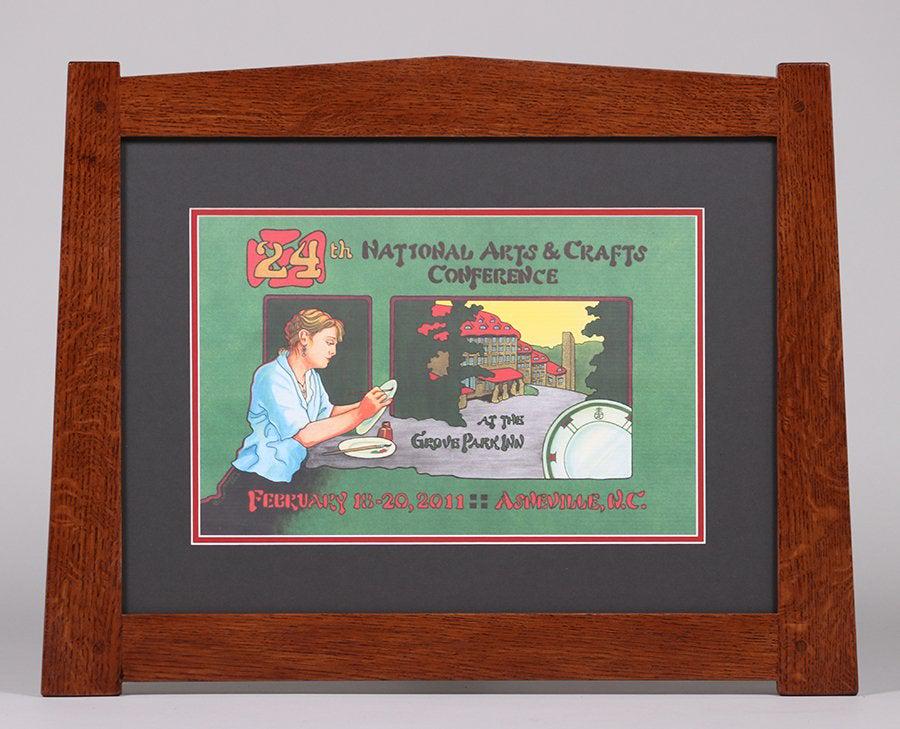 Grove Park Inn 2011 Conference Oak Framed Poster (1 of 3)