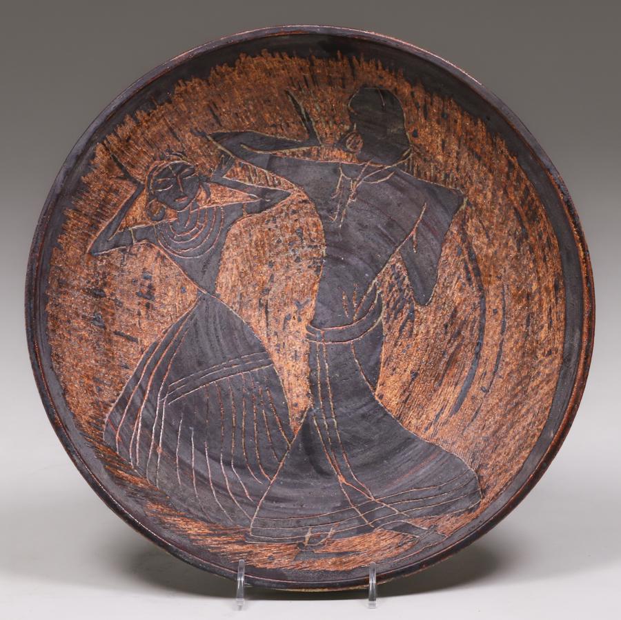 Jacomena Maybeck Ceramic Bowl Berkeley, CA c1960s (1 of 4)