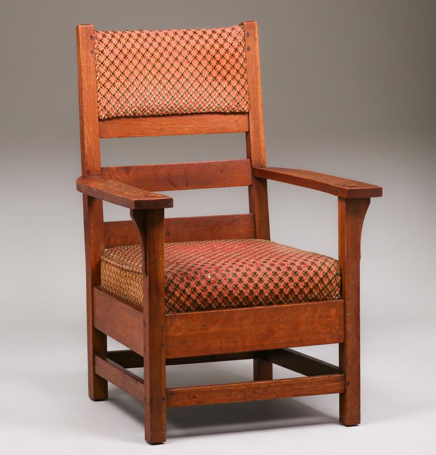 L&JG Stickley Armchair c1910 (1 of 3)