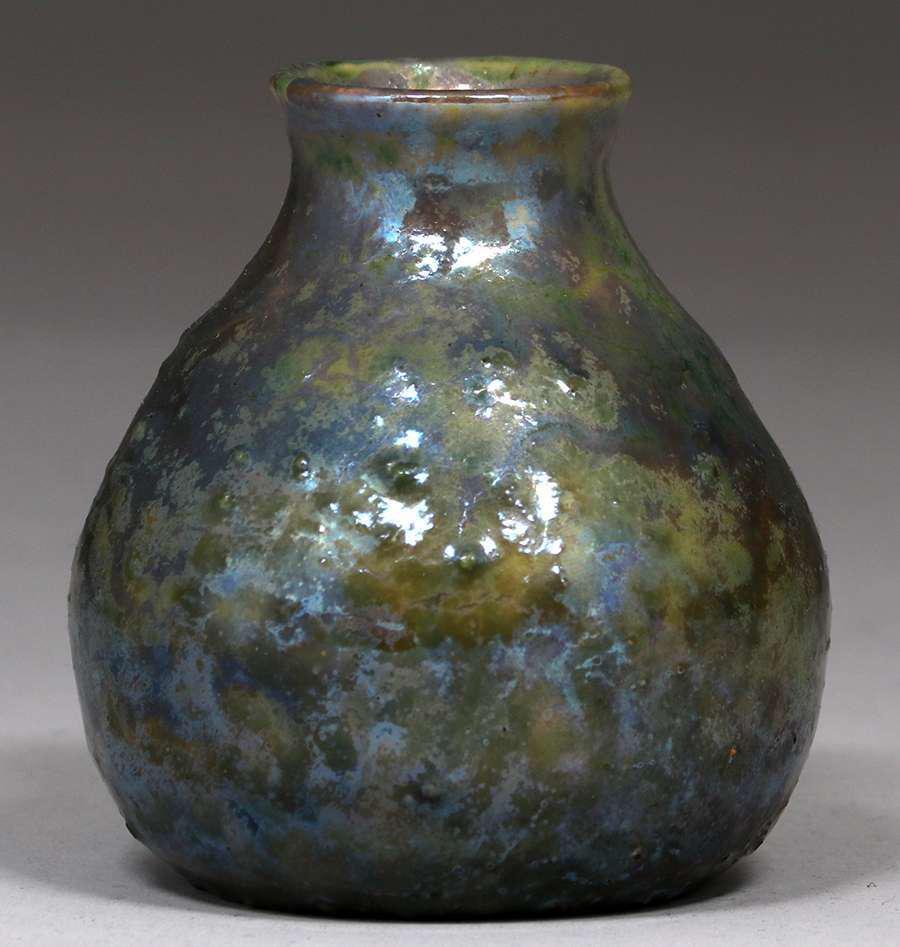Pewabic Pottery Gourd-Form Vase (1 of 3)