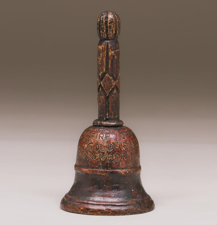 Old Brass Fire Bell Dated 1862 (1 of 5)