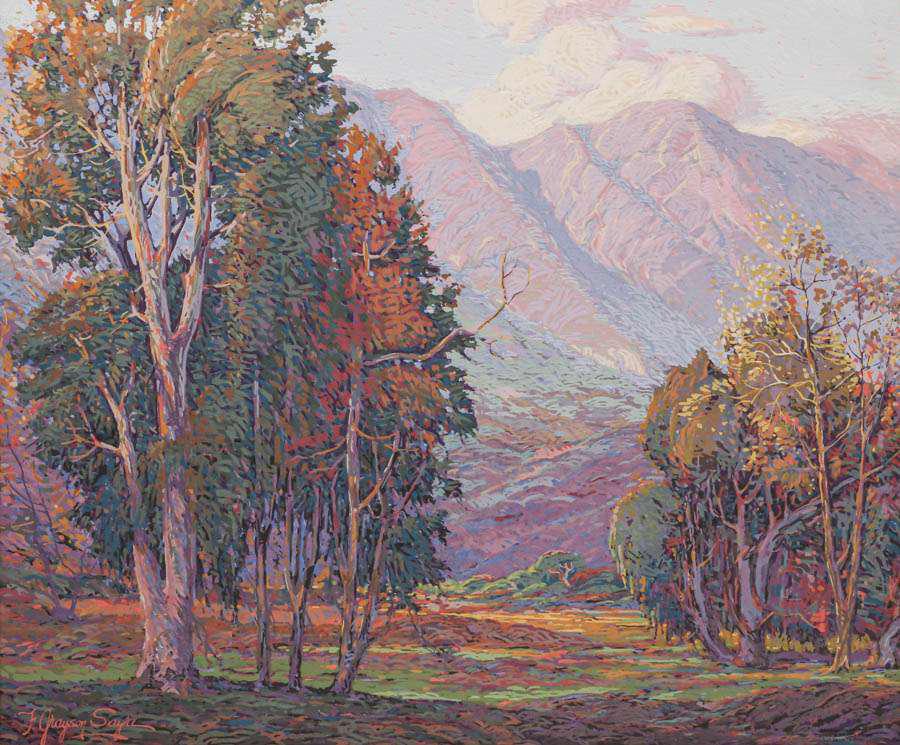 Fred Grayson Sayre California Mountain Serigraph (1 of 5)