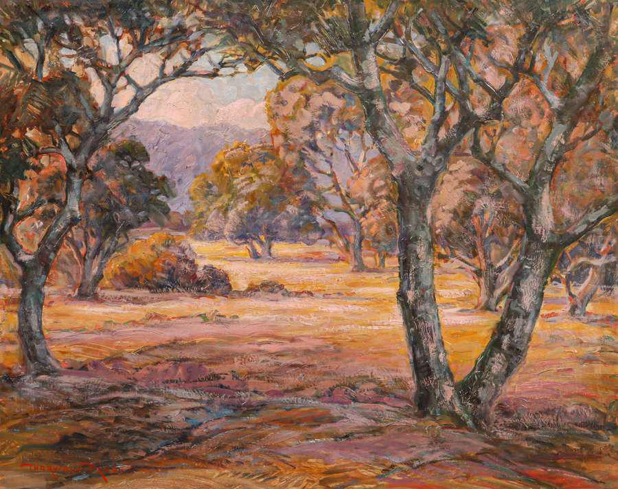 Thorwald Probst Painting "The Oaks of La Canada" (1 of 5)