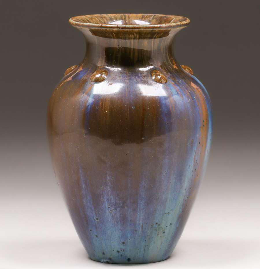 Fulper Pottery Blue Flambe Vase c1910s (1 of 3)
