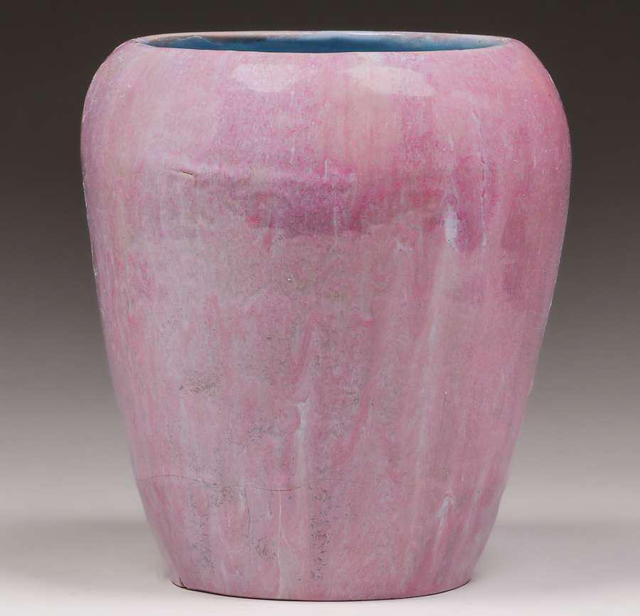 Byrdcliffe Pottery - Woodstock, NY Mottled Purple Vase (1 of 6)