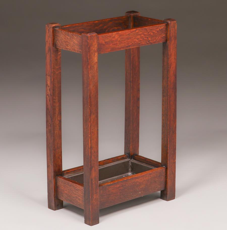 Arts & Crafts Oak Umbrella Stand c1910 (1 of 4)