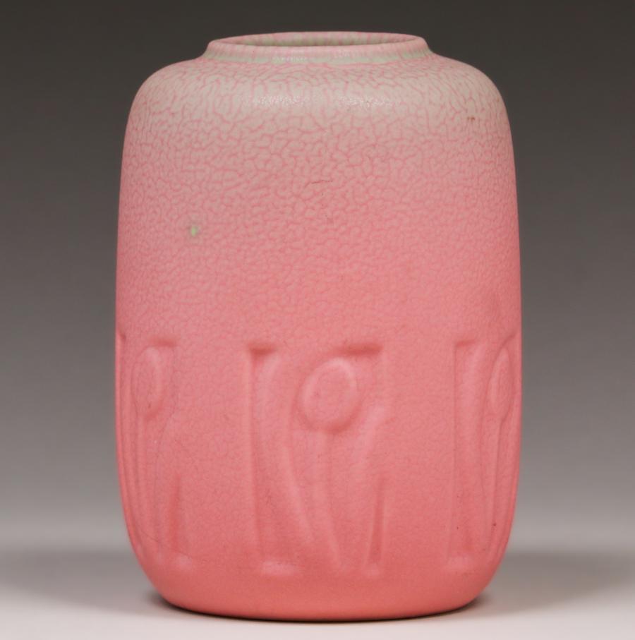 Rookwood #1907 Matte Pink Vase 1931 (1 of 3)