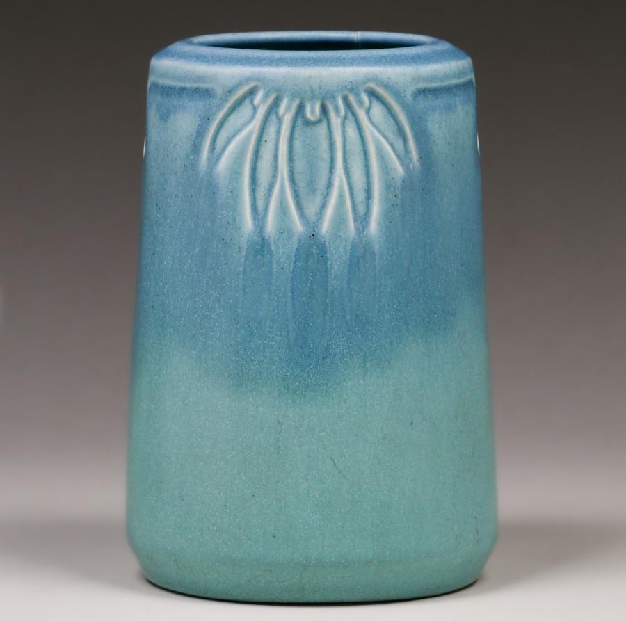 Rookwood #1903 Matte Blue Vase 1920 (1 of 3)