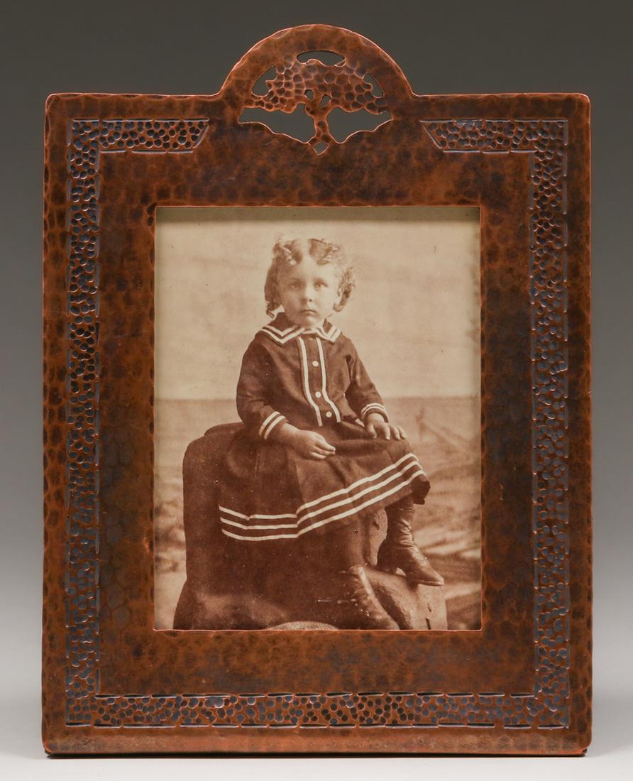 Dirk van Erp Hammered Copper Oak Tree Cutout Frame (1 of 5)