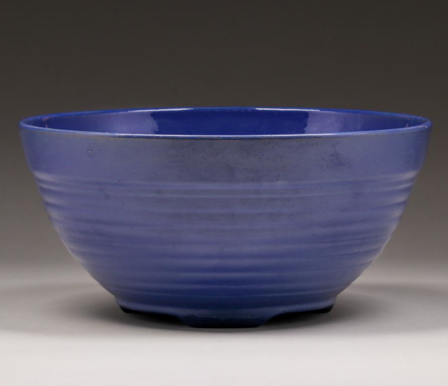 Bauer Cobalt Blue Punchbowl c1920s (1 of 3)