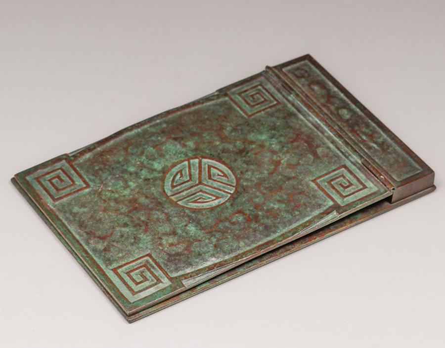 Tiffany Studios Bronze Paper Pad Holder c1910 (1 of 5)