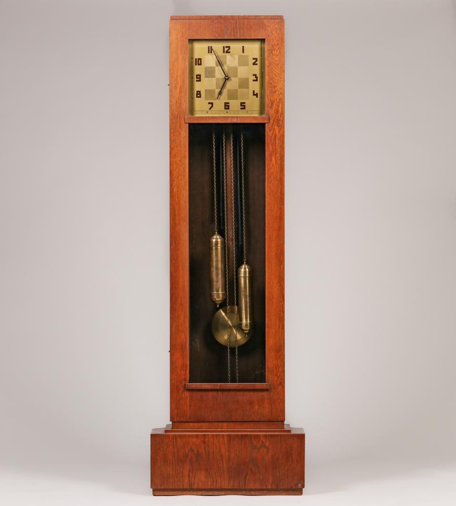 Zentra German Art Deco Grandfather Clock c1930 (1 of 9)