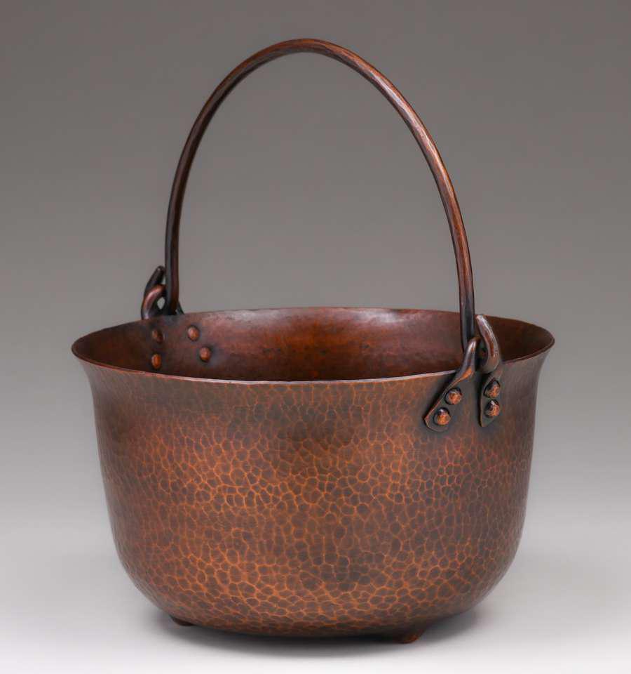 Arthur Cole - Avon Coppersmith  Hammered Copper Kettle (1 of 3)