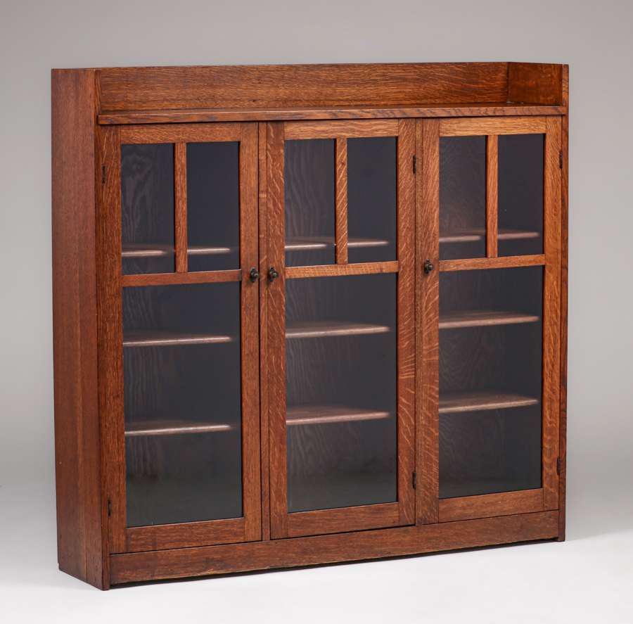 Limbert Three-Door Bookcase c1902-1905 (1 of 4)