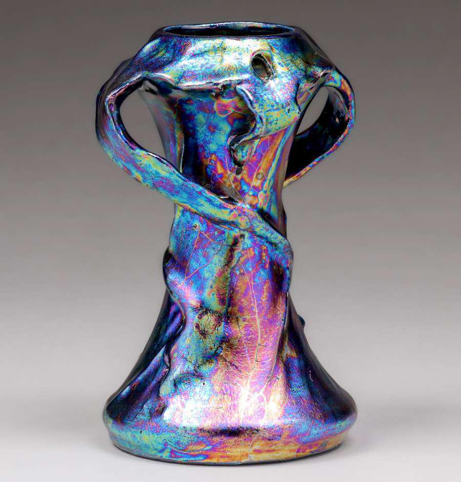 Heliosine - Austrian Art Nouveau Vase c1900s (1 of 4)