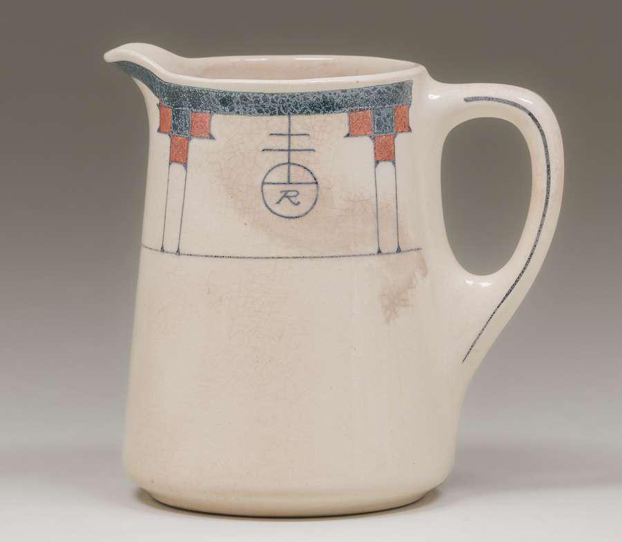 Roycroft Buffalo China Gravy Pitcher c1920s (1 of 3)