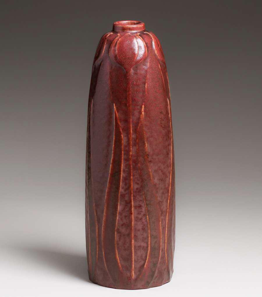 Tall Early Van Briggle #719 Vase c1908-1911 (1 of 4)