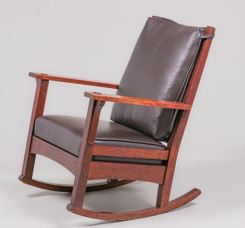 L&JG Stickley Rocker c1910 (1 of 3)